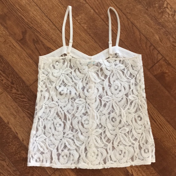 Urban lace cream button down camisole sz S - Picture 5 of 5